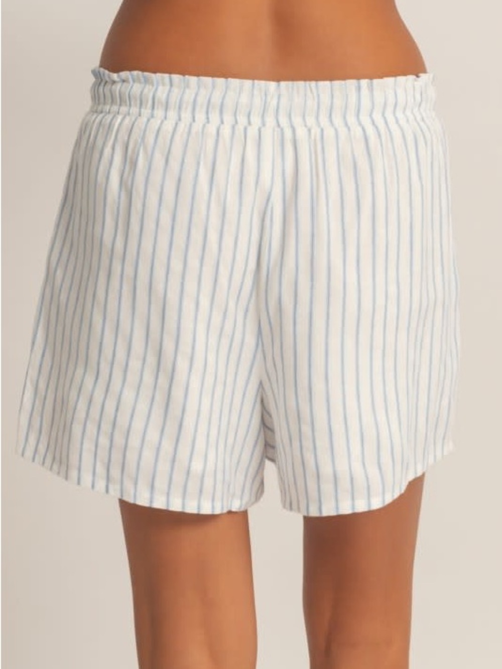 Striped Drawstring Shorts - Picture 3 of 3